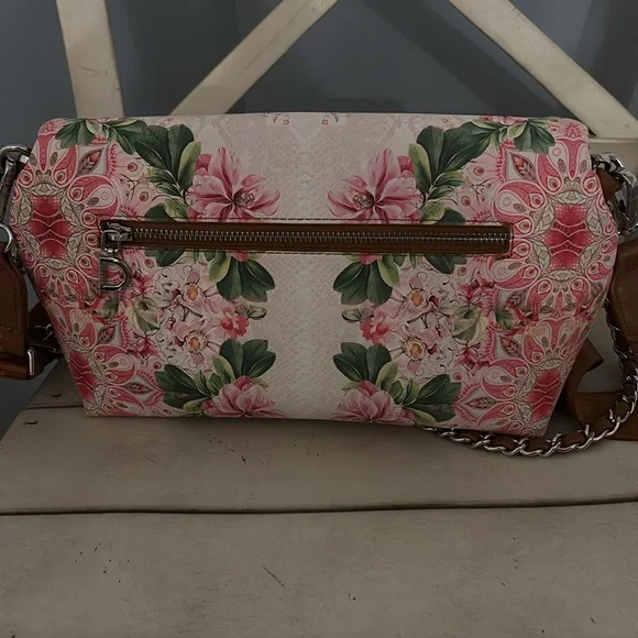 Desigual BOLS_FLOWER Valkyria Venecia Shoulder Bag with long strap and chain - Picture 10 of 15